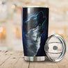 Customize name Wolf Steel Tumbler