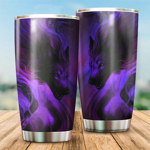 Wolf Steel Tumbler