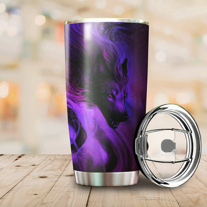 Wolf Steel Tumbler