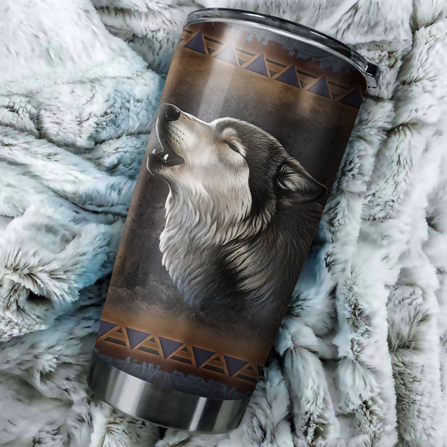 Wolf Steel Tumbler