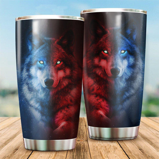 Wolf Steel Tumbler