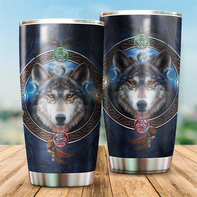 Wolf Steel Tumbler