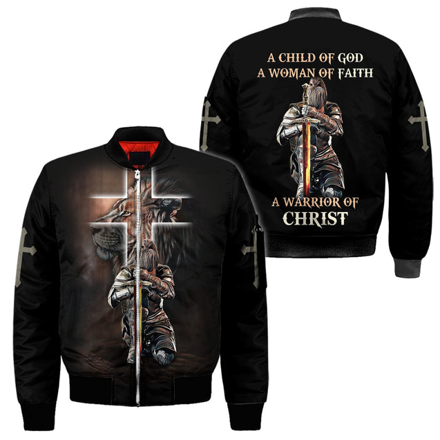 A Child Of God, A Woman Of Faith 3D All Over Printed Unisex Shirts