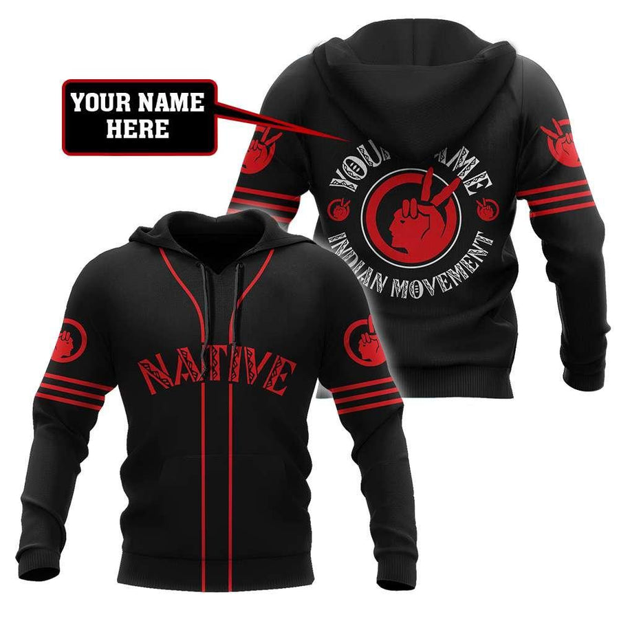 Custom Name Native Indian Movement 3D All Over Printed Unisex Shirts