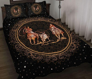 Bull Riding Bedding Team Roping Vintage