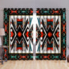 Native American Pattern 3D All Over Printed Window Curtains