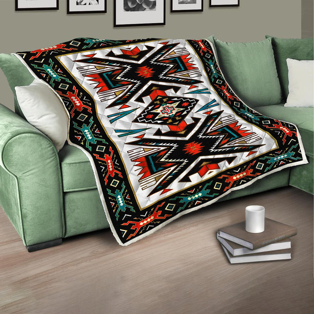 Native American 3D All Over Printed Quilt