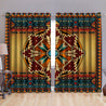 Native American Pattern 3D All Over Printed Window Curtains