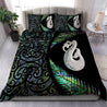 New Zealand Maori Manaia Paua Shell Bedding Set - Circle Style ML