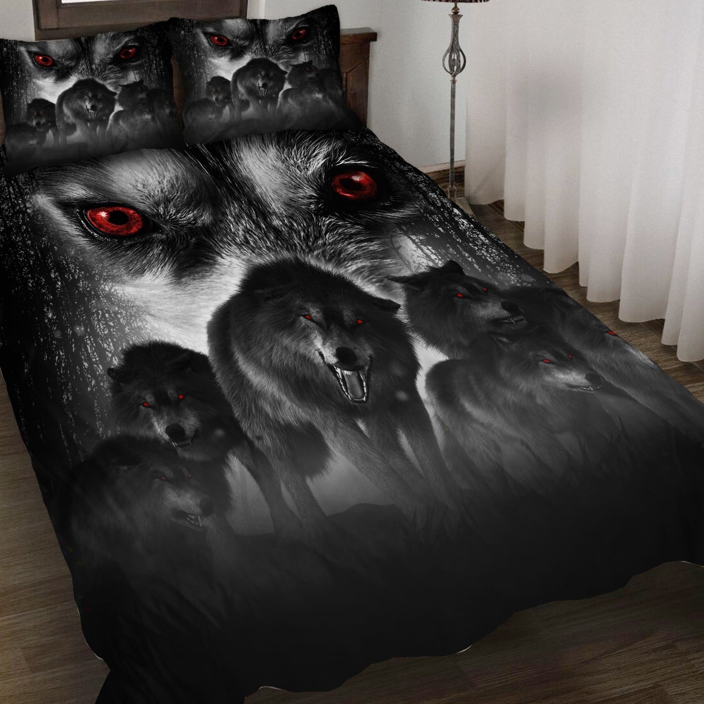 Wolf 3D All Over Printed Bedding Set