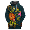 Polynesian Hawaii Personalized Name 3D Unisex Hoodie