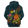 Polynesian Hawaii Personalized Name 3D Unisex Hoodie