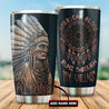 Customized Name Native American Steel Tumbler