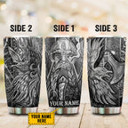 Customized Name Viking Steel Tumbler