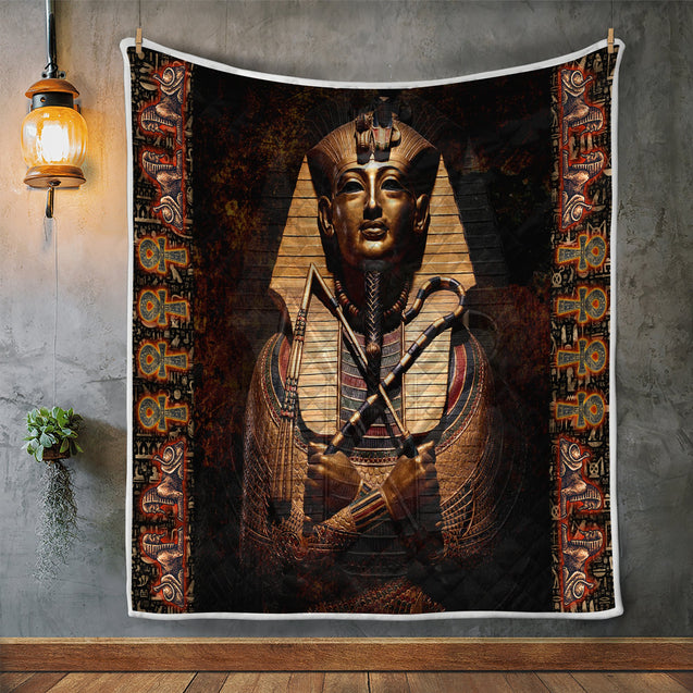 Ancient Egypt 3D All Over Printed Quilt