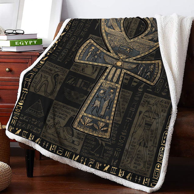 Ancient Egypt 3D All Over Printed Blanket