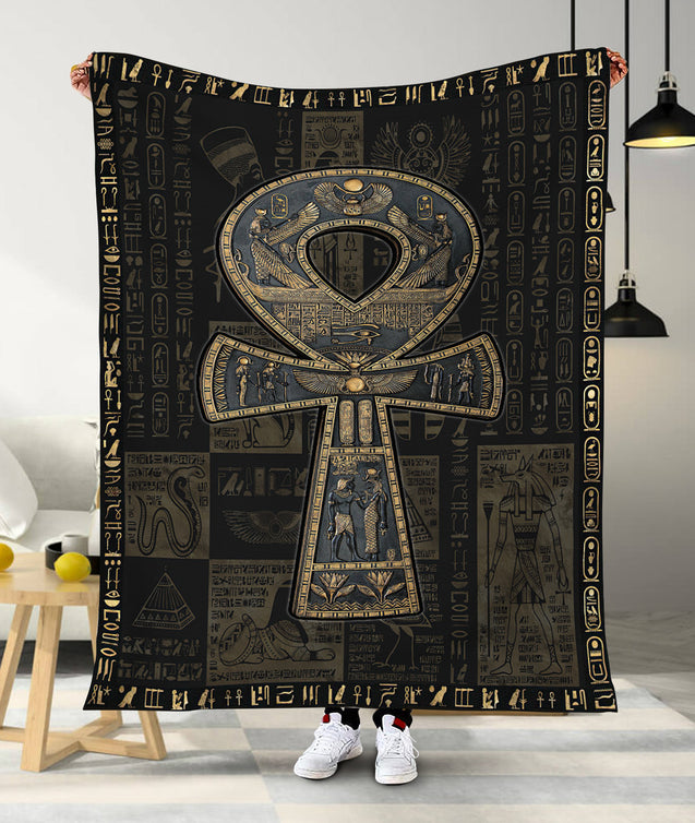 Ancient Egypt 3D All Over Printed Blanket