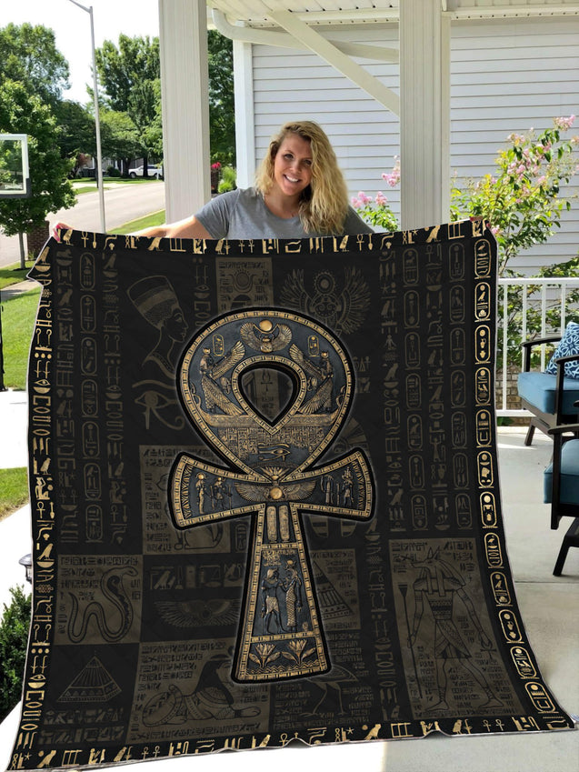 Ancient Egypt 3D All Over Printed Quilt