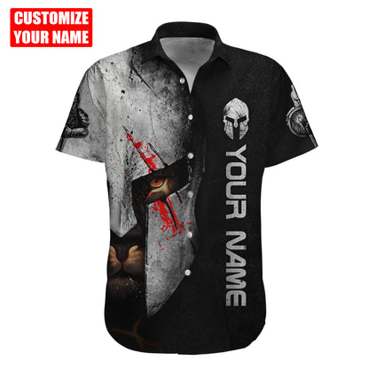 Custom Name King Lion 3D All Over Printed Unisex Shirts