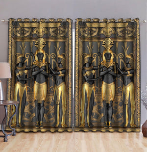 Ancient Egypt 3D All Over Printed Window Curtains