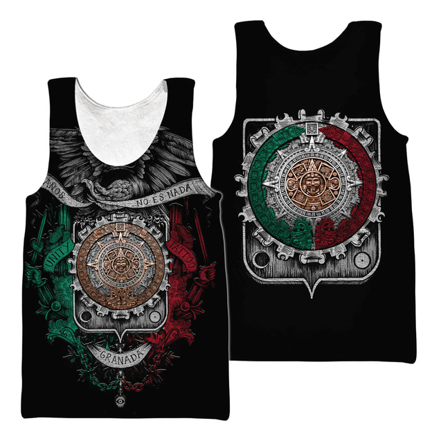 Aztec Mexican 3D All Over Printed Unisex Shirts