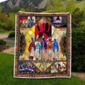 Native American Indigenous 3D All Over Printed Quilt