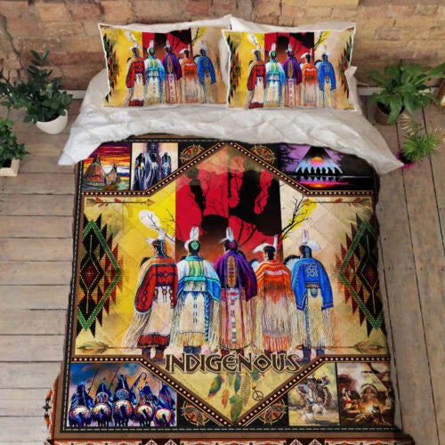 Native American Indigenous 3D All Over Printed Bedding Set