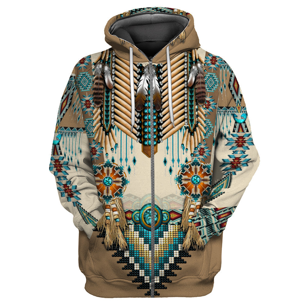 Native American 3D All Over Printed Shirts for Women