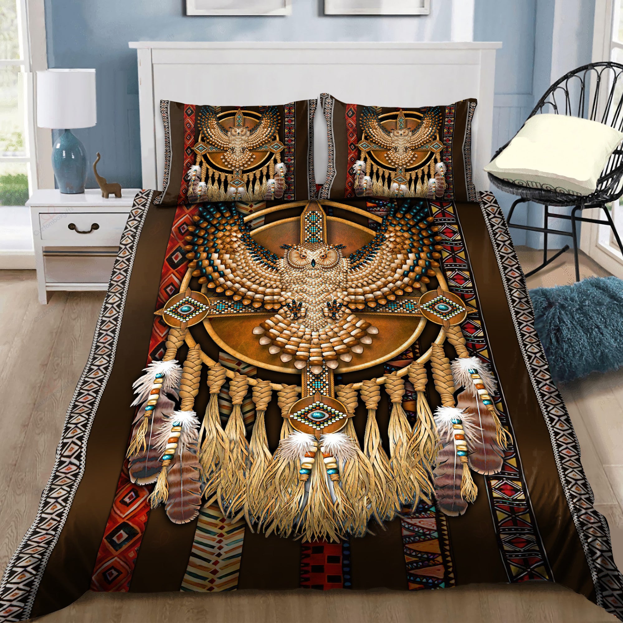 Native American 3D All Over Printed Bedding Set