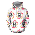 3D All Over Best I Love Mom Hoodie-Apparel-Khanh Arts-Zipped Hoodie-S-Vibe Cosy™
