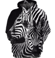 3D All Over Print Zebra Couples Shirt-Apparel-6teenth World-Hoodie-S-Vibe Cosy™
