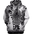 3D All Over Print Zebra Face Shirt-Apparel-6teenth World-Hoodie-S-Vibe Cosy™