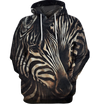 3D All Over Print Zebra Face Lovely Shirt-Apparel-6teenth World-Hoodie-S-Vibe Cosy™