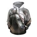 3D All Over Printed Beautiful Horse Art-Horse-HP Arts-Zipped Hoodie-XS-Vibe Cosy™