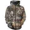 3D Printed Camo Hunting Art Clothes-Apparel-HP Arts-ZIPPED HOODIE-S-Vibe Cosy™