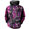 3D Printed Muddy Girl Camo Clothes-Apparel-HP Arts-ZIPPED HOODIE-S-Vibe Cosy™