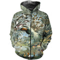 3D All Over Printed Camo Duck Hunting Art Shirts-Apparel-HP Arts-ZIPPED HOODIE-S-Vibe Cosy™