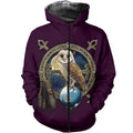 3D All Over Printed Owl Shirts-Apparel-HP Arts-ZIPPED HOODIE-S-Vibe Cosy™