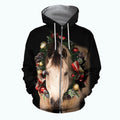 3D All Over Printed Horse Christmas Shirts and Shorts-Horse-HP Arts-Zipped Hoodie-XS-Vibe Cosy™