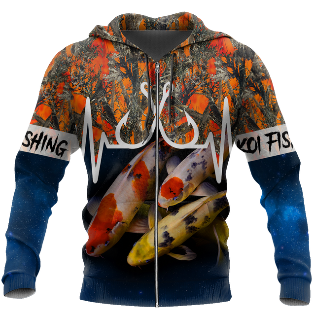 Koi Fishing Camo 3D all over printing shirts for men and women TR110203 - Amaze Style™-Apparel