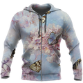 Butterfly Sweet Garden 3D Winter Clothes TR091104-Apparel-NNK-Zipped Hoodie-S-Vibe Cosy™