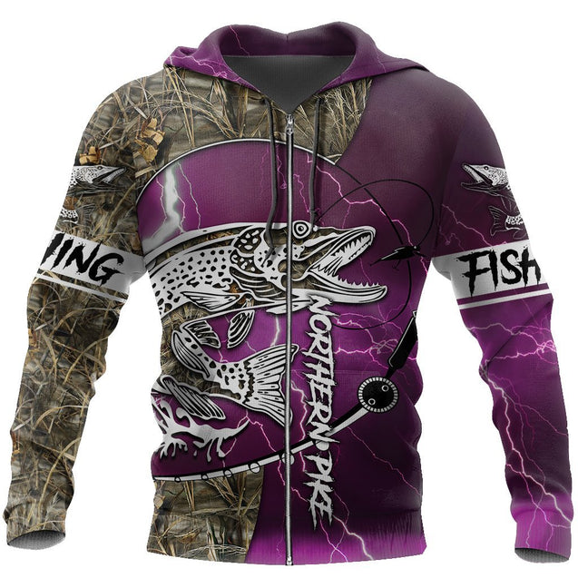 HC Northern Pike Fishing Shirts for Men and Women - Pink TR201101 - Amaze Style™-Apparel