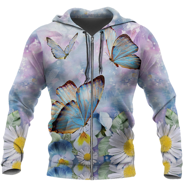 Butterfly Sweet Garden 3D Winter Clothes TR091103-Apparel-NNK-Hoodie-S-Vibe Cosy™