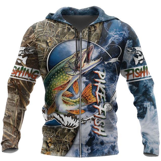 Life Northern Pike Fishing 3D All Over Printed Shirts for Men and Women TR051201 - Amaze Style™-Apparel