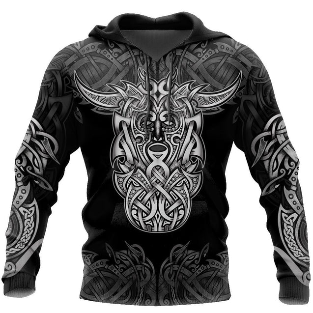 Loki Godmask All Over Printed TR091001-Apparel-HP Arts-Hoodie-S-Vibe Cosy™