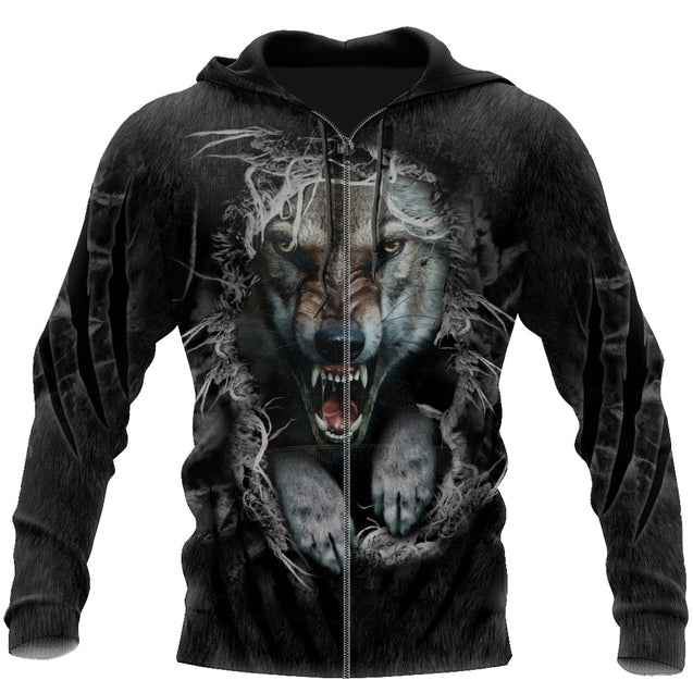 Angry Wolf Art Shirts For Men And Women TR1211203