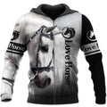 Love Horse 3D All Over Printed Shirts For Men and Women-Apparel-TT-Zipped Hoodie-S-Vibe Cosy™