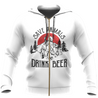 Save Animals Drink Beer- Camping Bear NNKB109-Apparel-NNK-Zip-Up Hoodie-S-Vibe Cosy™