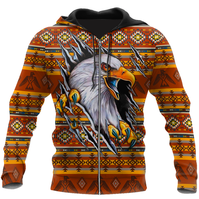 Eagle Native American Hoodie 3D All Over Printed Shirts TR0409202-LAM