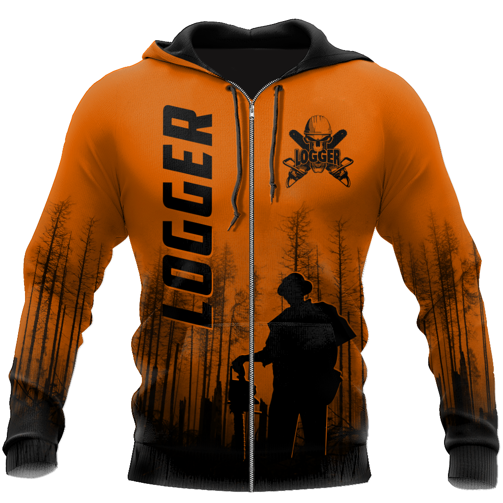 Premium Logger Man Orange Unisex Shirts DL20052017